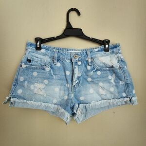 Kancan Denim Shorts Women Size M 100% Cotton